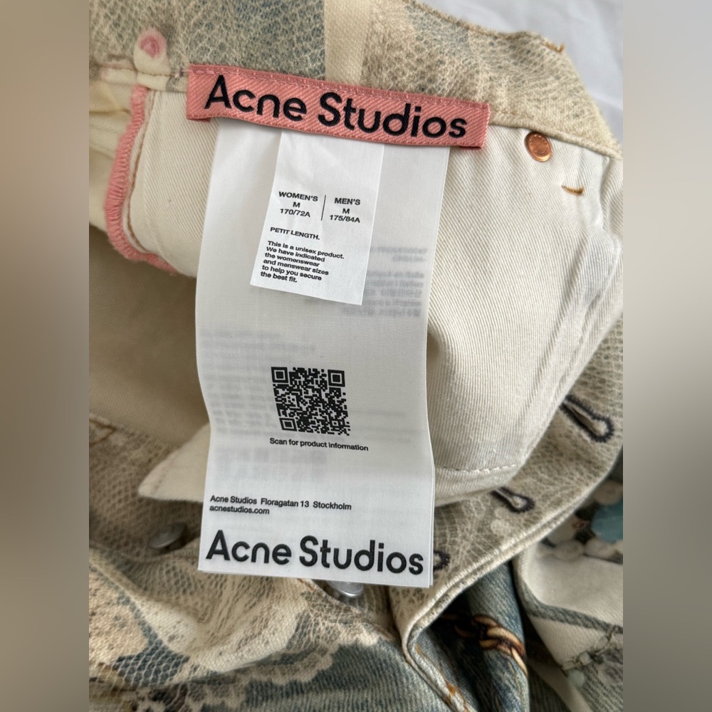 Acne studios Pearl and Lace  Loose fit jeans size medium - Picture 6 of 13